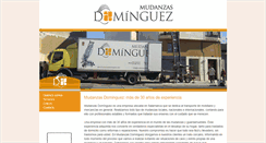 Desktop Screenshot of mudanzasdominguez.com